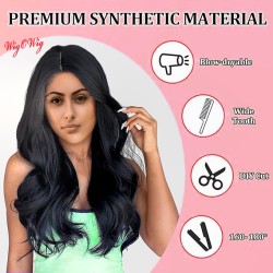 Curly Long Full Head Hair Wig for Women – Natural Looking Wig for Bald Head, Cancer, Alopecia & Hair Loss – Soft, Lightweight & Comfortable