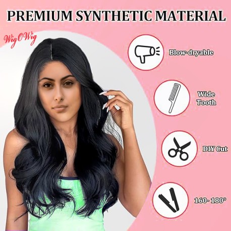 Curly Long Full Head Hair Wig for Women – Natural Looking Wig for Bald Head, Cancer, Alopecia & Hair Loss – Soft, Lightweight & Comfortable
