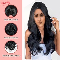 Curly Long Full Head Hair Wig for Women – Natural Looking Wig for Bald Head, Cancer, Alopecia & Hair Loss – Soft, Lightweight & Comfortable