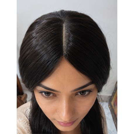WigOWig Straight Beautiful Washable and Heat Resistant Hair Wig for Special Design for Bald Head(Suitable for cimo& Alopecia)