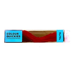 Clip-in Red Hair Extensions, Straight Synthetic Hair Piece, 20 Inches Long, Single Piece (red)