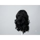 Classic Long Wavy Black Wig with Middle Part – Heat Resistant Synthetic Everyday Wig
