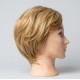 Short Golden Blonde Bob Wig – Layered Pixie Cut Synthetic Wig with Side Part for Women