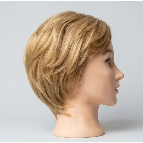 Short Golden Blonde Bob Wig – Layered Pixie Cut Synthetic Wig with Side Part for Women