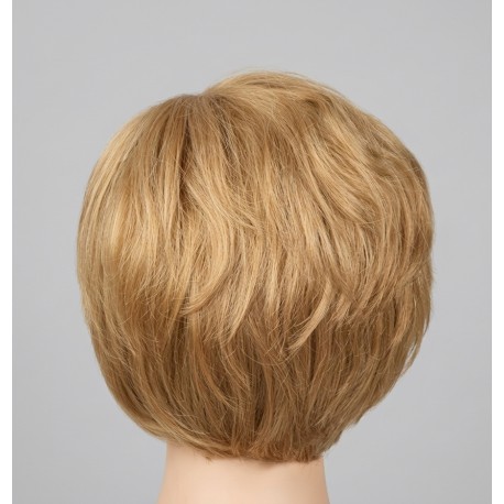 Short Golden Blonde Bob Wig – Layered Pixie Cut Synthetic Wig with Side Part for Women