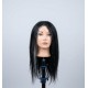Long Straight Black Wig with Natural Texture – Synthetic Everyday & Cosplay Hairpiece