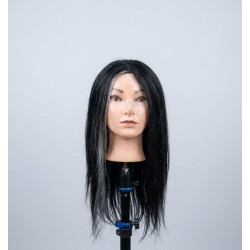 Long Straight Black Wig with Natural Texture – Synthetic Everyday & Cosplay Hairpiece