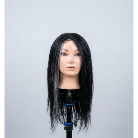 Long Straight Black Wig with Natural Texture – Synthetic Everyday & Cosplay Hairpiece
