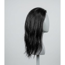 Long Straight Black Wig with Natural Texture – Synthetic Everyday & Cosplay Hairpiece