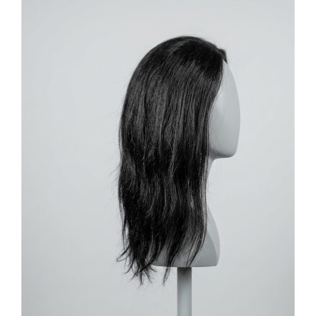 Long Straight Black Wig with Natural Texture – Synthetic Everyday & Cosplay Hairpiece