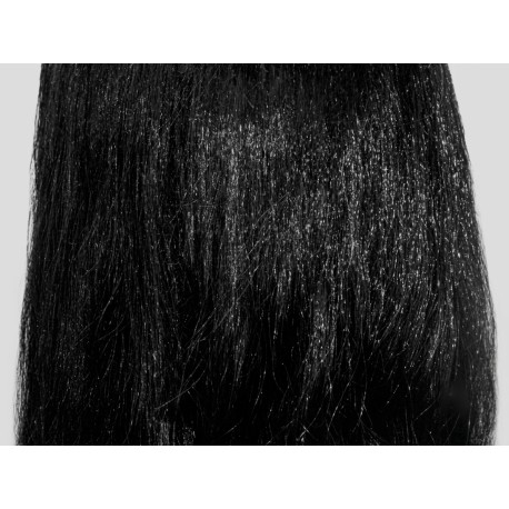 Long Straight Black Wig with Natural Texture – Synthetic Everyday & Cosplay Hairpiece