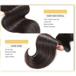 WigOWig Remy Multi-Donor 100% Indian Human Hair Weave (Weft) Natural Brown Straight 100grm