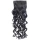 KIS Beautiful Ex-8 Curly Clip-in HAIR EXTENSION with natural Brown Color 100% Human hair blend | Tangle free Hair