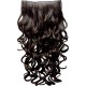KIS Beautiful Ex-7 Curly Clip-in HAIR EXTENSION with natural Brown Color 100% Human hair blend | Tangle free Hair