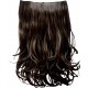 KIS Beautiful Ex-9 Curly Clip-in HAIR EXTENSION with natural Brown Color 100% Human hair blend | Tangle free Hair