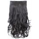 KIS Beautiful Ex-15 Curly Clip-in HAIR EXTENSION with natural Brown Color 100% Human hair blend  Tangle free Hair