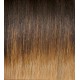 Kis Beautiful Nk-53 Curly Clip-in Hair Extension With Omber Gold Color 100% Human Hair Blend  Tangle Free Hair