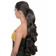 Kis Beautiful So3 Snapon Ponytail/hair Extension (2 In 1) With Natural Brown Color 100% Human Hair Blend  Tangle Free Hair