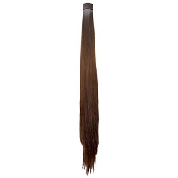Kis Beautiful So1 Snapon Ponytail/hair Extension (2 In 1) With Natural Brown Color 100% Human Hair Blend  Tangle Free Hair