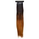 Kis Beautiful So1 Snapon Ponytail/hair Extension (2 In 1) With Omber Gold Color 100% Human Hair Blend  Tangle Free Hair