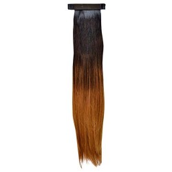 Kis Beautiful So1 Snapon Ponytail/hair Extension (2 In 1) With Omber Gold Color 100% Human Hair Blend  Tangle Free Hair