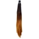 Kis Beautiful So1 Snapon Ponytail/hair Extension (2 In 1) With Omber Gold Color 100% Human Hair Blend  Tangle Free Hair