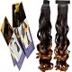 Kis Beautiful So2 Snapon Ponytail/hair Extension (2 In 1) With Omber Gold Color 100% Human Hair Blend  Tangle Free Hair