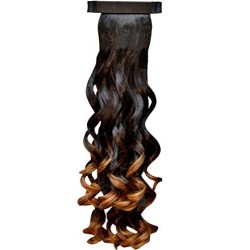 Kis Beautiful So2 Snapon Ponytail/hair Extension (2 In 1) With Omber Gold Color 100% Human Hair Blend  Tangle Free Hair