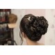 Kis Beautiful Md1 Hair Messy Bun With Omber Gold Color 100% Human Hair Blend  Tangle Free Hair