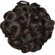 Kis Beautiful Md1 Hair Messy Bun With Natural Brown Color 100% Human Hair Blend  Tangle Free Hair
