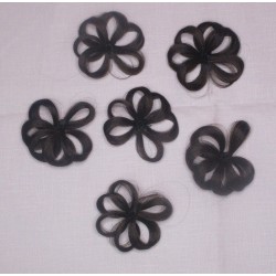 WigOWig HandMade Hair Flower For Bridal Hair Decoration with highlight (Set of  20 Flower)