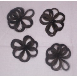 WigOWig HandMade Hair Flower For Bridal Hair Decoration with highlight (Set of  20 Flower)