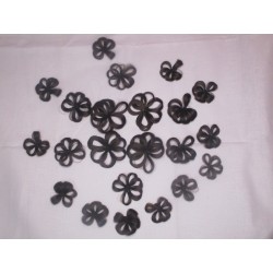 WigOWig HandMade Hair Flower For Bridal Hair Decoration with highlight (Set of  20 Flower)