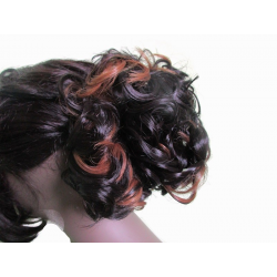 WigOWig Fancy Highlighted & Curly Messy Hair Bun for Ladies