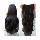 WigOWig™ Human Hair like Curly Hair Extension for Ladies with Natural Brown Color hair (Washable & Heat Resistant Hair)