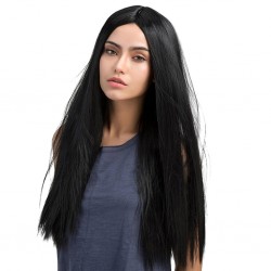 WigOWig Straight Beautiful Washable and Heat Resistant Hair Wig for Special Design for Bald Head(Suitable for cimo& Alopecia)