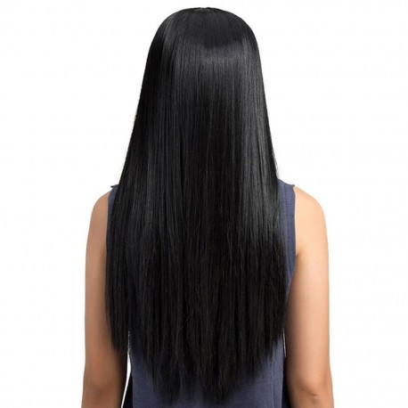 WigOWig Straight Beautiful Washable and Heat Resistant Hair Wig for Special Design for Bald Head(Suitable for cimo& Alopecia)